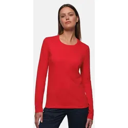 Hakro  Damen Performance Longsleeve in Rot, Gr. XS