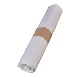 Müllbeutel weiß, ca. 90 Liter, 63 cm x 85 cm AG-864 , 9 Rollen x 40 Beutel pro Karton