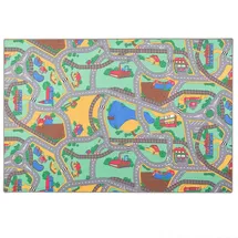 Snapstyle Kinder Spiel Straßenteppich Bunt 200x300cm
