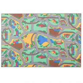 Snapstyle Kinder Spiel Straßenteppich Bunt 200x300cm