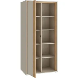 Forte Aktenregal 76,3 x 50,2 x 164,9 cm beige