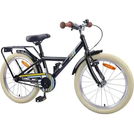 vidaXL Kinderfahrrad 18 Zoll schwarz