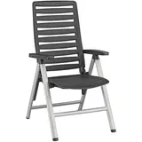 Kettler Wave Klappsessel 61 x 71 x 108 cm silber/anthrazit klappbar