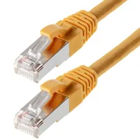 Helos Patchkabel SF/UTP Cat 5e Gelb 0,5m