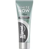 Signal White Now Detox Coconut bleichende Zahnpasta mit Aktivkohle 75 ml