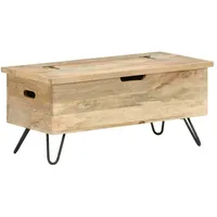 VidaXL Truhe 90x40x45 cm Mango Massivholz