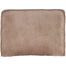 Beliani Sessel VIND Cord 72 x 71 x 70 cm Beige mit Kissen