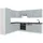 Vicco Winkelküche L-Form 227 x 287 cm Hellblau-grau/Weiß