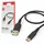 Hama Ladekabel Flexible USB-A USB-C Silikon 1,5 m Schwarz