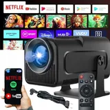 Projektor Hy320 Mini Smart Tv Android Tragbarer Projektor 10000Lm 30-150 Zoll - Schwarz