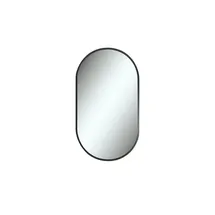 Spiegel mit LED oval Obersee , verspiegelt , Metall,Glas , Maße (cm): B: 50 H: 91 T: 5.0