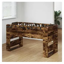vidaXL Tischfußballtisch Geräucherte Eiche 146,5 x 74 x 85 cm