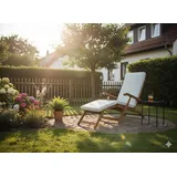 prestige home living outdoor Ergonomische Sonnenliege 97 x 56 x 96 cm Akazienholz