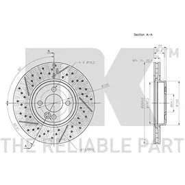 NK Bremsscheibe 314038