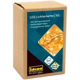 IDENA Lichterkette transparent 2,6 m