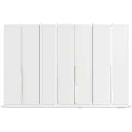 otto home Drehtürenschrank OTTO HOME "Kleiderschrank Schrank Garderobe AGORDO TOPSELLER Schlafzimmer", weiß (alpinweiß), B:315cm H:210cm T:54cm, Holzwerkstoff, Schränke, Drehtürenschrank, durchdachte Innenausstattung, in 7 Breiten und 2 Höhen MADE IN GERMANY,