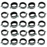 Berner Rohrschelle 50 - 55 mm 13⁄4 Zoll M8 25 Stück