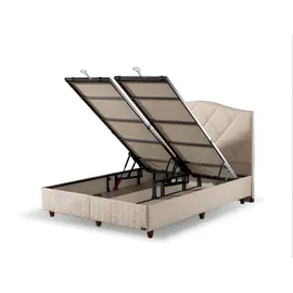 xl moebel gmbh Polsterbett 140 x 200 cm Braun