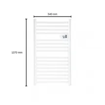 De'Longhi Handtuchheizkörper Secco 1370 x 540 mm 750 W weiß