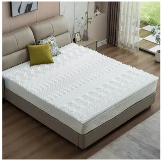 AMBINESS, Topper Matratzentopper Memory Foam 80x200cm - 180x200cm, orthopädisch wasserdicht temperaturregulierend Maschinenwaschbar 80 cm x 200 cm