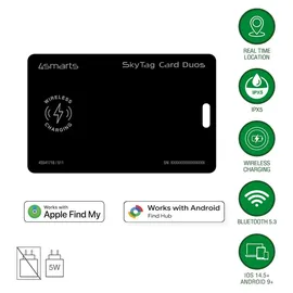4smarts Standort-Finder SkyTag Card Duos ReCharge