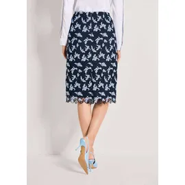Madeleine Bleistiftrock Damen Floral Blau 42