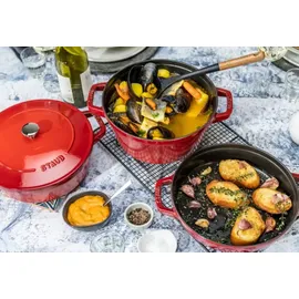 Staub Cocotte Kochtopfset 3-tlg. kirsch-rot