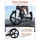 Vevor Scooter Schwarz/Weiß