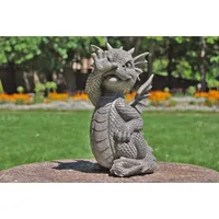 MystiCalls Gartendrache Langnase - Gartenfigur, Lange Nase, Deko, Drache