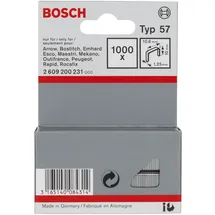 Bosch Flachdrahtklammer Typ 57 10,6 x 1,25 x 10 mm 1000 Stück