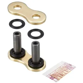 DID 520vx3 Gold – Black - 120 Glieder) X-Ring (Offen - Crimp) Gold