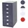MCW T851 Rollcontainer 69 x 28 x 41 grau