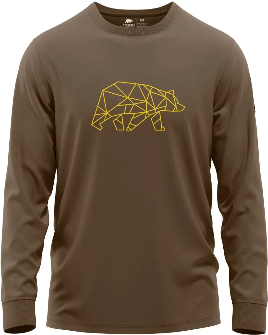 FORSBERG Langar II langarm Shirt mit Logo