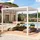primeyard Pergola in Weiß; mit Lamellendach in Weiß - (400105)