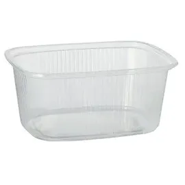 Papstar Starpak Verpackungsbecher, PP eckig 250 ml 4,9 cm x 8,1 cm x 10,8 cm transparent