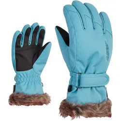 Skihandschuhe ZIENER "LIM", Kinder, Gr. 7, blau, Kunstfaser, Handschuhe