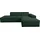 werk2 Ecksofa WERK2 "Apollo, hoher Sitzkomfort, aktuelles Design, Breite 264cm, L-Form", moosgrün, B:264cm H:70cm T:188cm, 90% Polyester, 10% Nylon, Sofas, Ecksofa, Puristisches Design mit maximalem Komfort