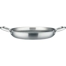 GSW Servierpfanne 28 x 5 cm Inoxxa Black Gastro Traditionell, ca. 2,6 L, induktionsgeeignet, backofenfest