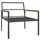 vidaXL Garten-Lounge-Set 4-tlg. anthrazit Stahl