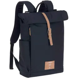 Lässig Wickelrucksack Rolltop aus recyceltem Polyester, blau