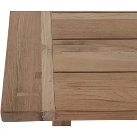 Siena Garden Cardiff Gartentisch 180 x 100 x 76 cm Teakholz beige