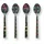 Pip Studio Berry Blues Kaffeelöffel 14,5cm Set4