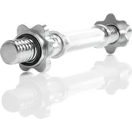 MOVIT Kurzhantelstange 35 cm verchromt grau / silber