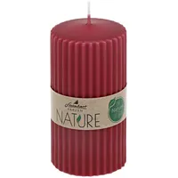Stumpenkerzen Nature Altrot 110 x Ø 57 mm, 100%