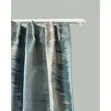 GARESA Gardinenschiene 100, 1-läufig, Wunschmaßlänge, schlichte Aluminium-Innenlaufgarnitur, verlängerbar, Deckenmontage weiß 330 cm