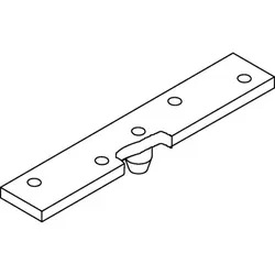 Bodenführungsrolle mit Platte 1-50