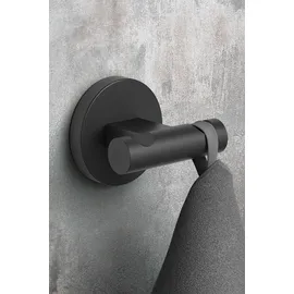 Zack SCALA Handtuchhaken doppelt Schwarz 40855