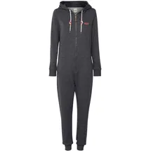 Oxmo OVA Damen, Overall Jogginganzug Onesie, Größe:L, Farbe:DAR Grey m), (798288) - L,