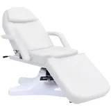 vidaXL Massagetisch Kosmetikliege Massageliege Kosmetikstuhl Beautyliege Therapieliege Massagebank Behandlungsliege Weiß 180x62x(86,5-118) cm