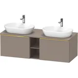 Duravit D-Neo Konsolenwaschtischunterbau wandhängend Basalt Matt 1400x550x459 mm - DE4950B34430000 DE4950B34430000